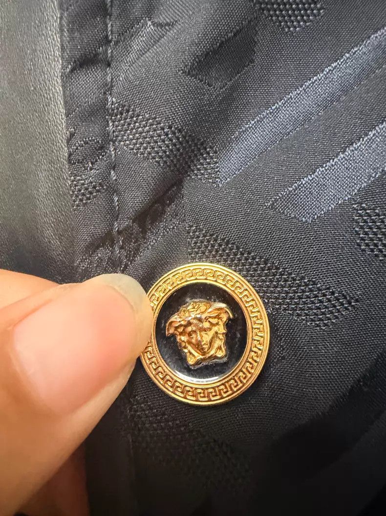 Versace Versace Leather jacket, leather jacket, cotton jacket, top Size US M / EU 48-50 / 2 - 2 Thumbnail