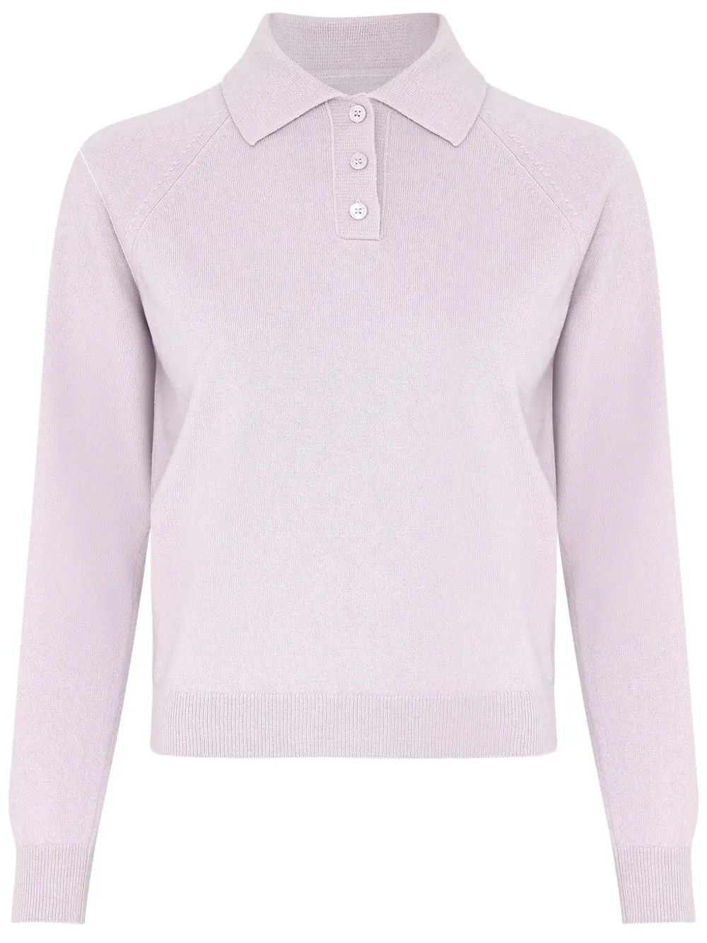 Maison Margiela o1w1db10526 Wool Polo Shirt in Violet Size XS / US 0-2 / IT 36-38 - 1 Thumbnail