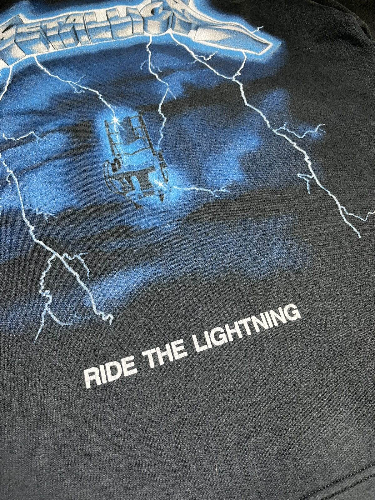 Metallica Vintage Rare 90’s METALLICA “RIDE THE LIGHTING Hoodie Size US L / EU 52-54 / 3 - 7 Thumbnail