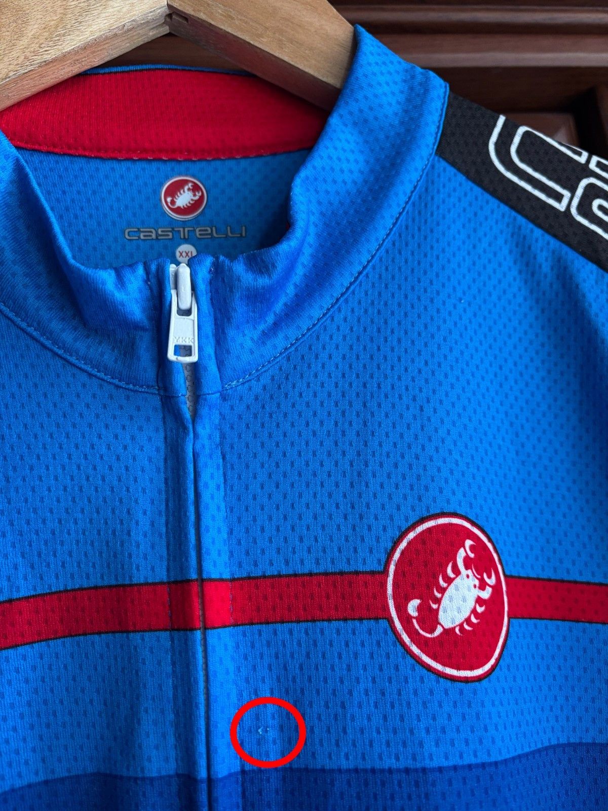 Bicycle Castelli Velocissima Cycling Zip Jersey Men's Size XXL Size US XXL / EU 58 / 5 - 6 Thumbnail