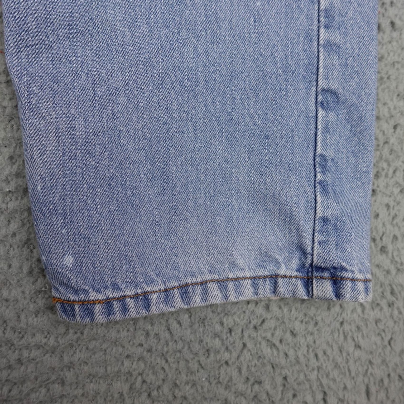 Levi's Levis 505 Jeans Mens 35 Blue Denim Light Wash Straight Retro Size US 35 - 7 Thumbnail