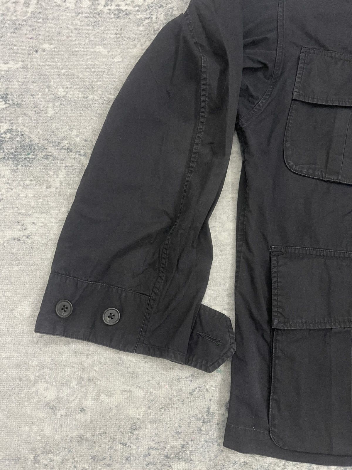 Lemaire × Uniqlo Uniqlo U Military Utility Jacket 4-Pocket Field Coat - Black Size US L / EU 52-54 / 3 - 2 Thumbnail