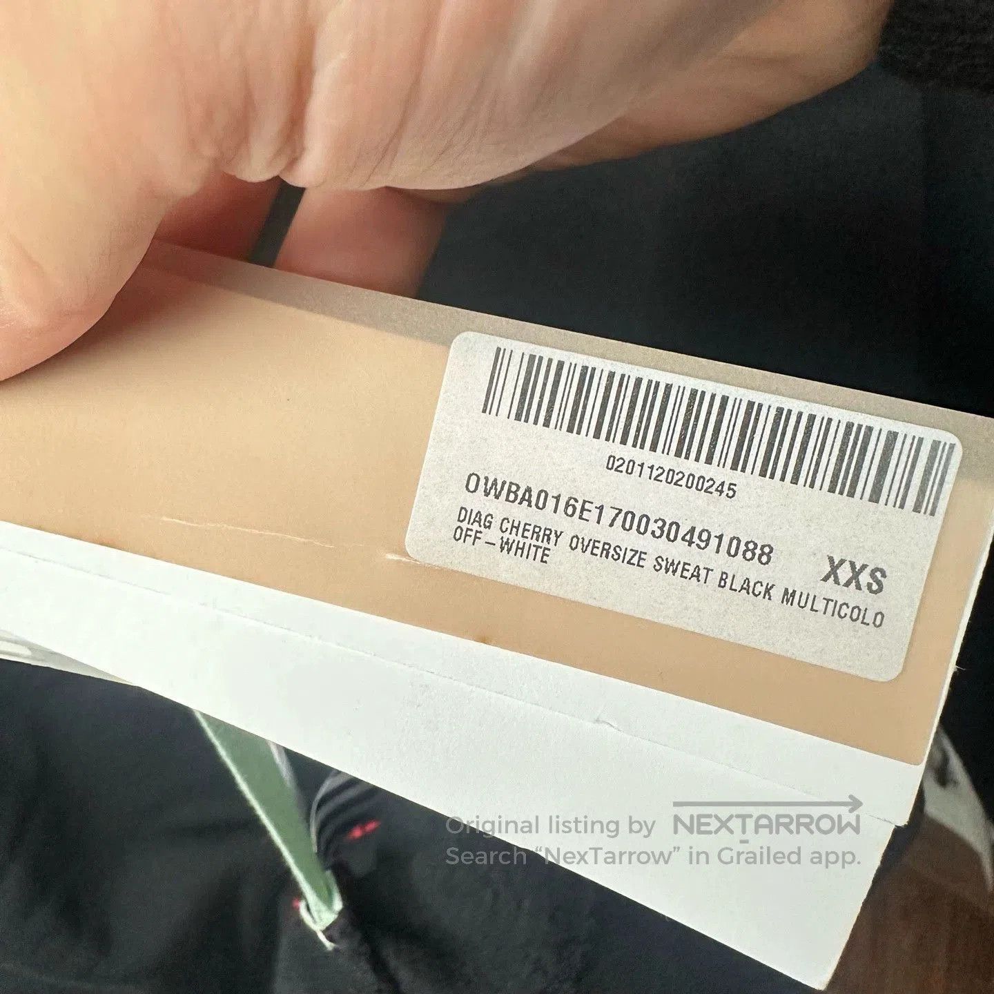 Off-White off-white cherry blossom embroidered sweatshirt. Size US XXS / EU 40 - 5 Thumbnail