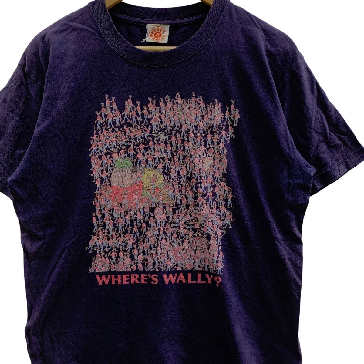 Vintage Vintage WHERE'S WALLY Crowd Scene Graphic Pop Art Tee Shirt Size US M / EU 48-50 / 2 - 6 Thumbnail