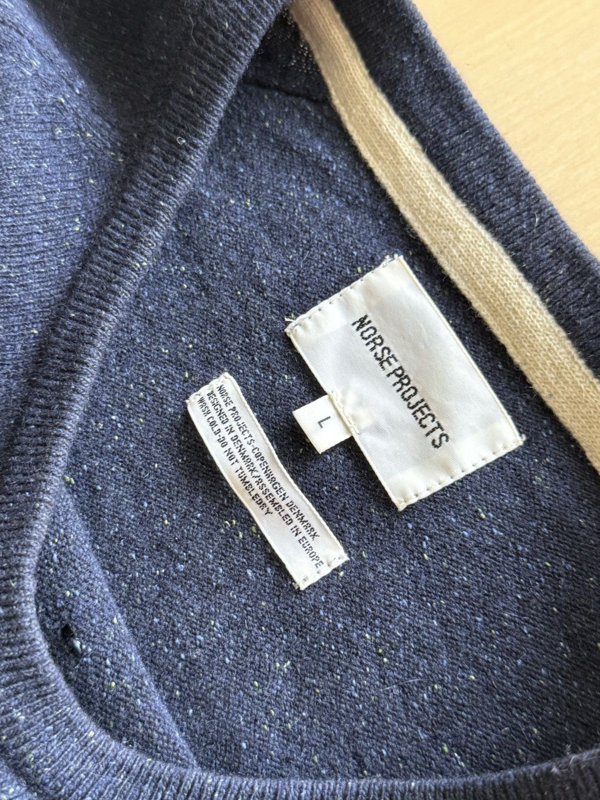 Norse Projects Norse Projects Bjarni Crewnek knit melange wool sweater Size US L / EU 52-54 / 3 - 5 Thumbnail