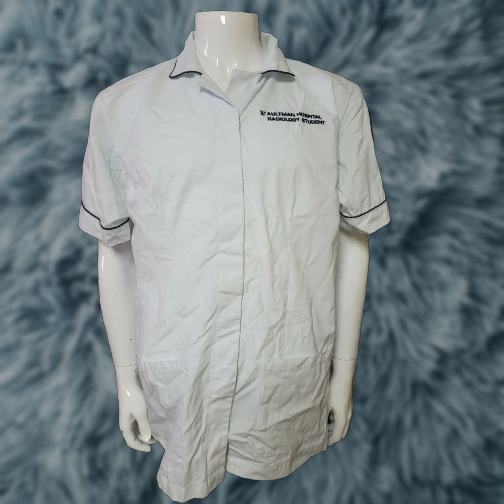 Vintage Aultman Hospital Radiology Student Scrub Top Shirt XXL 2XL White Landau Unisex Medical Size US XXL / EU 58 / 5 - 1 Thumbnail