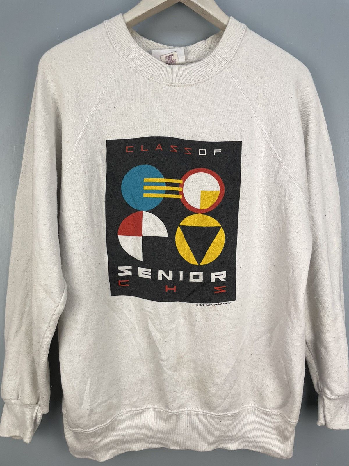 Vintage Vintage 80s Class of Senior CHS sweatshirt Size US L / EU 52-54 / 3 - 3 Thumbnail