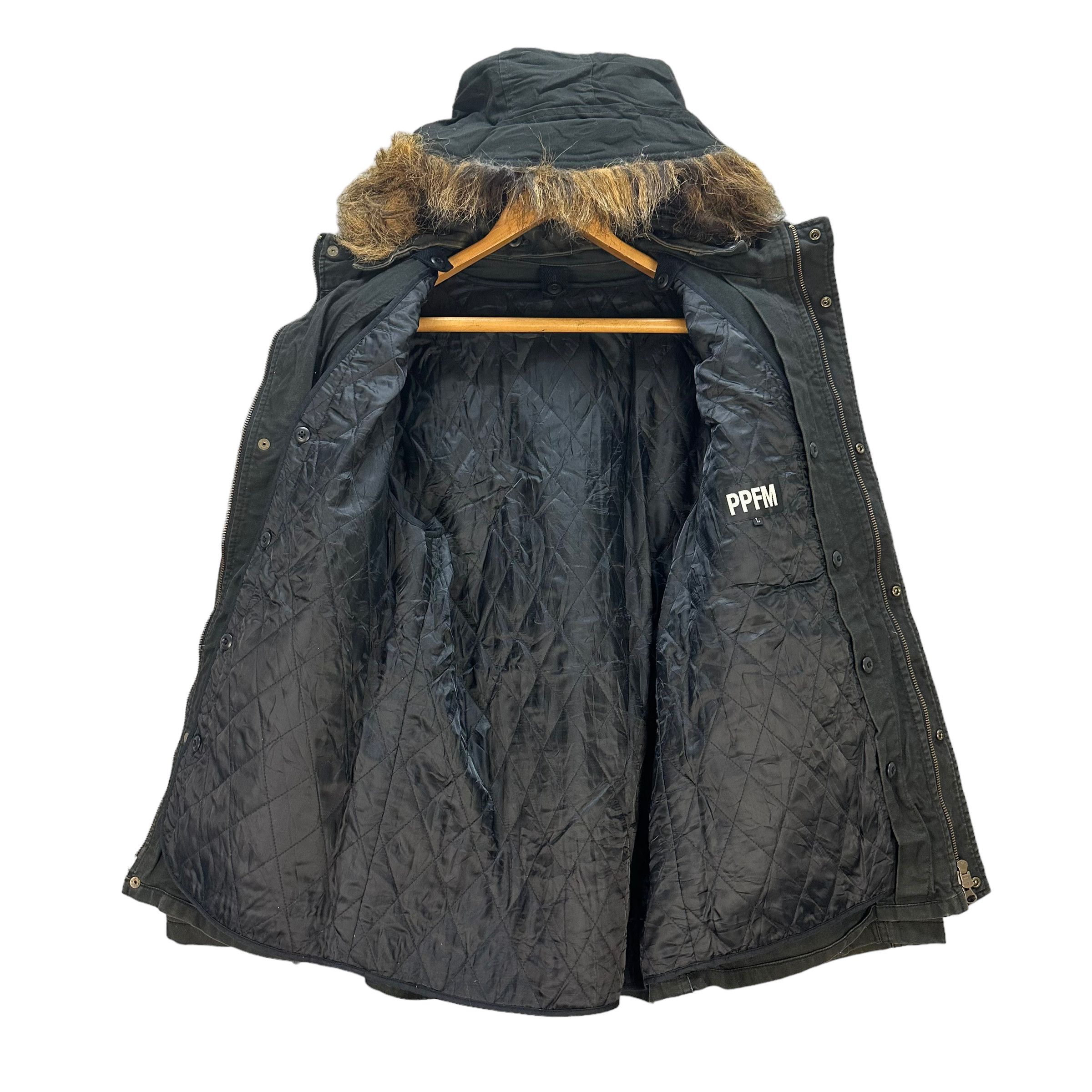 PPFM PPFM SUN FADED FUR HOODIE JACKET #8630-018 Size US L / EU 52-54 / 3 - 9 Thumbnail
