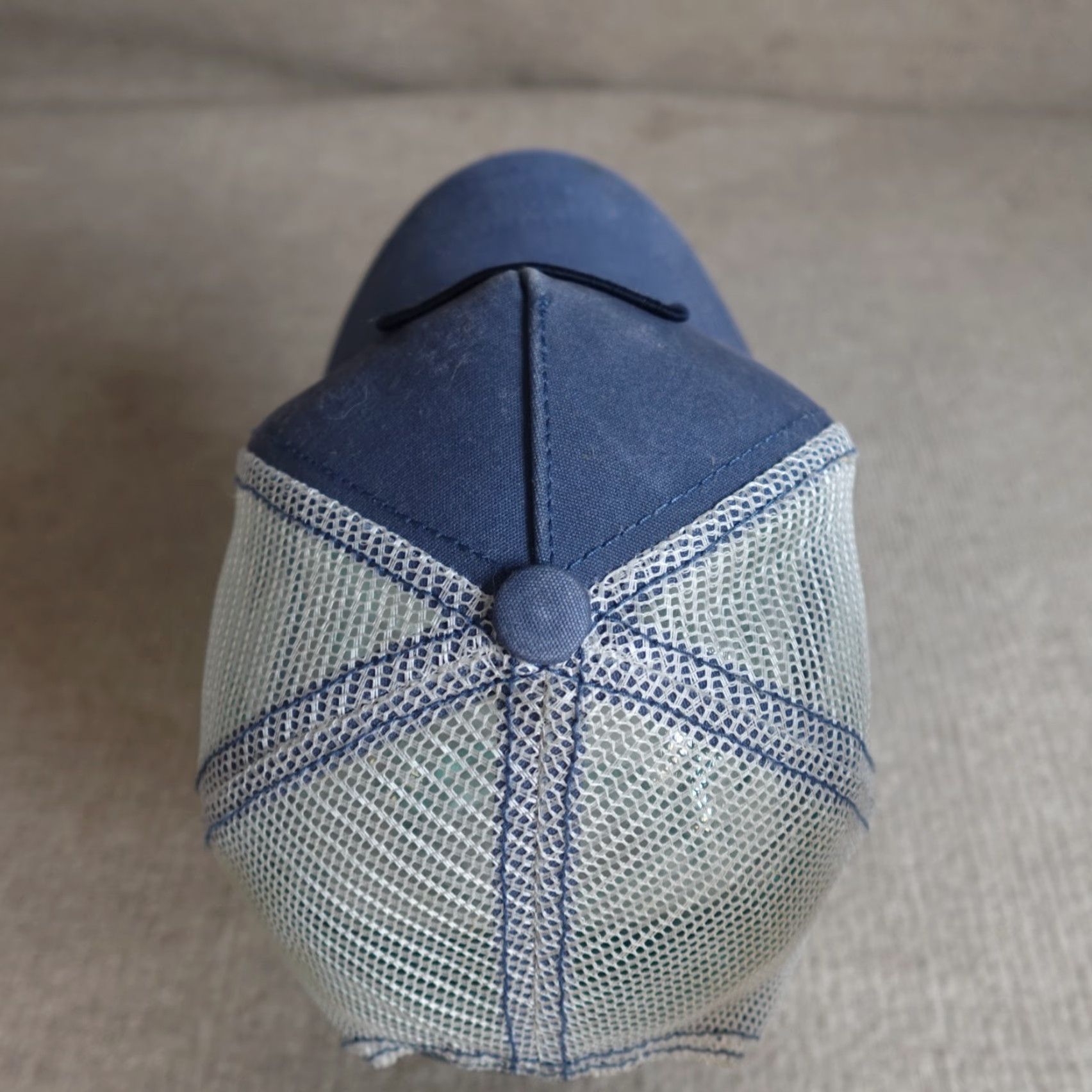 Goorin Bros. VINTAGE Goorin Bros Hat Blue Trucker Snapback Nuts Squirrel Men One Size Blue Trucker Hat Mens Size ONE SIZE - 5 Thumbnail