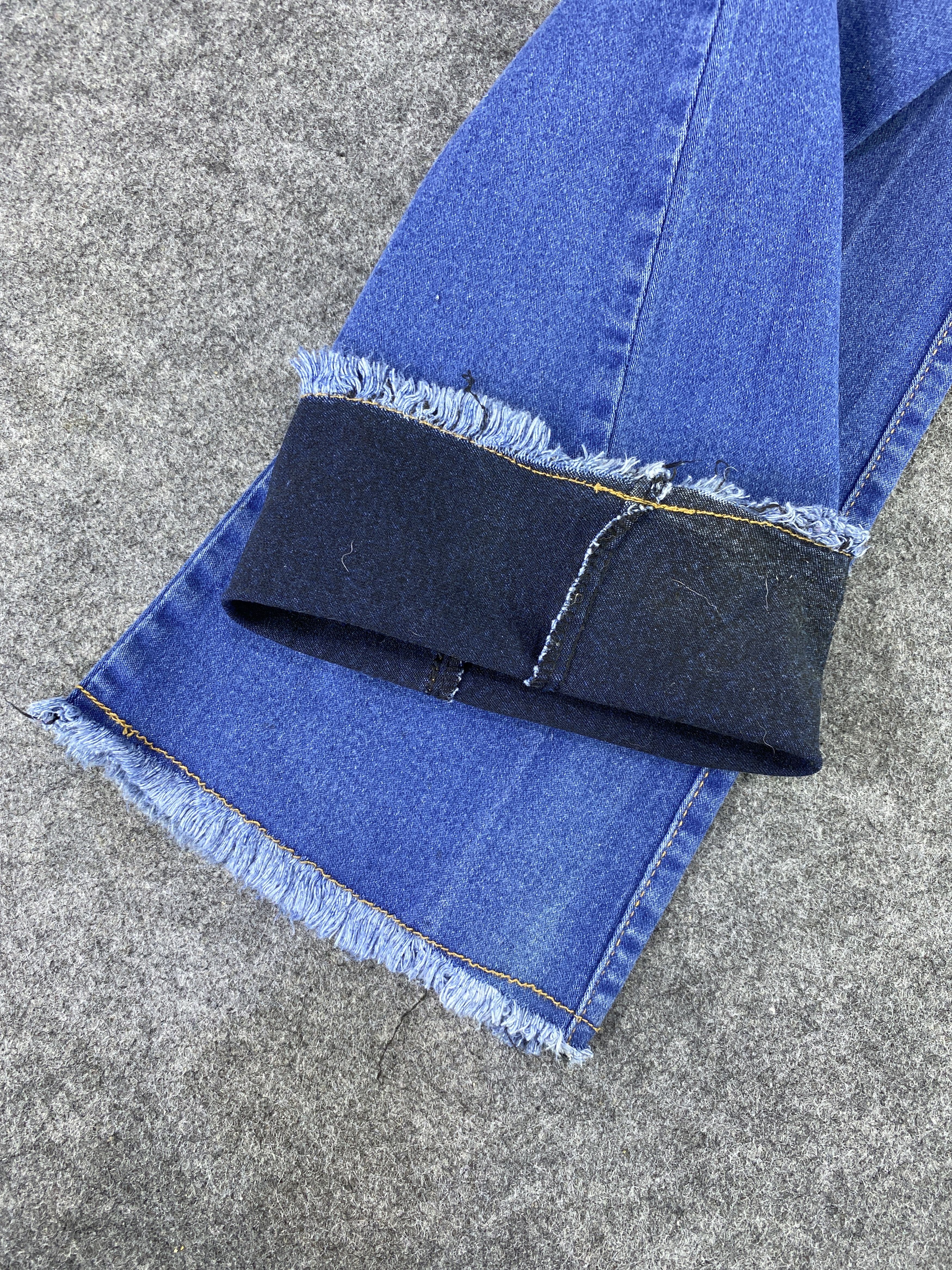 Jean ABUZIV JEANS BLUE WASH FLARE DENIM-J1135 Size 24" / US 00 / IT 34 - 15 Thumbnail