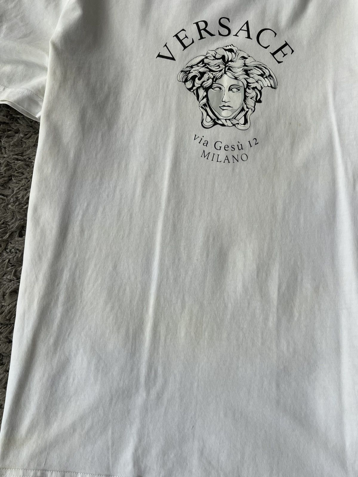 Versace Vintage Tee Versace BIG LOGO Streetwear Size US S / EU 44-46 / 1 - 3 Thumbnail