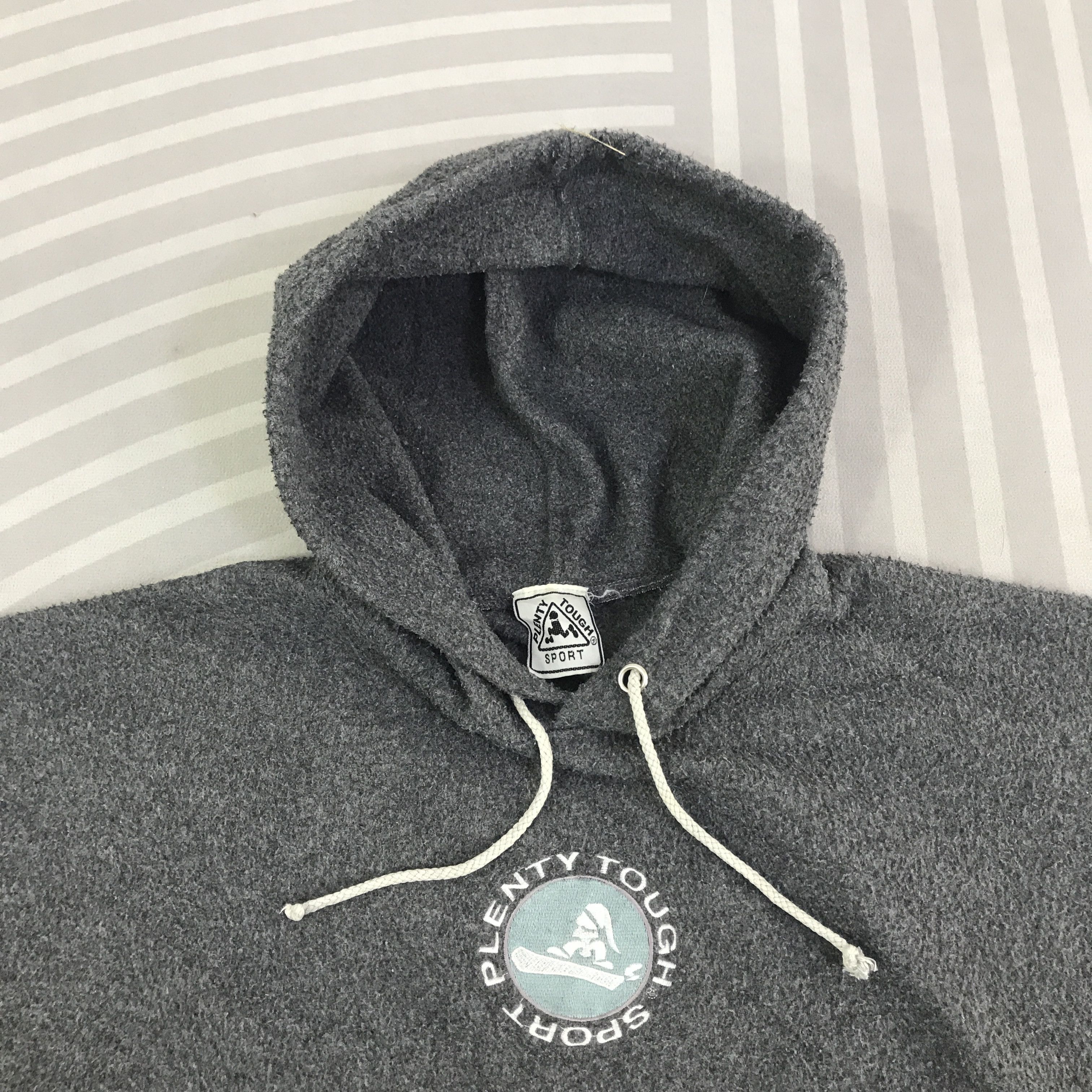 Japanese Brand Vintage Plenty Tough Sport fleece hoodie Sweatshirt K121B23 Size US L / EU 52-54 / 3 - 8 Thumbnail