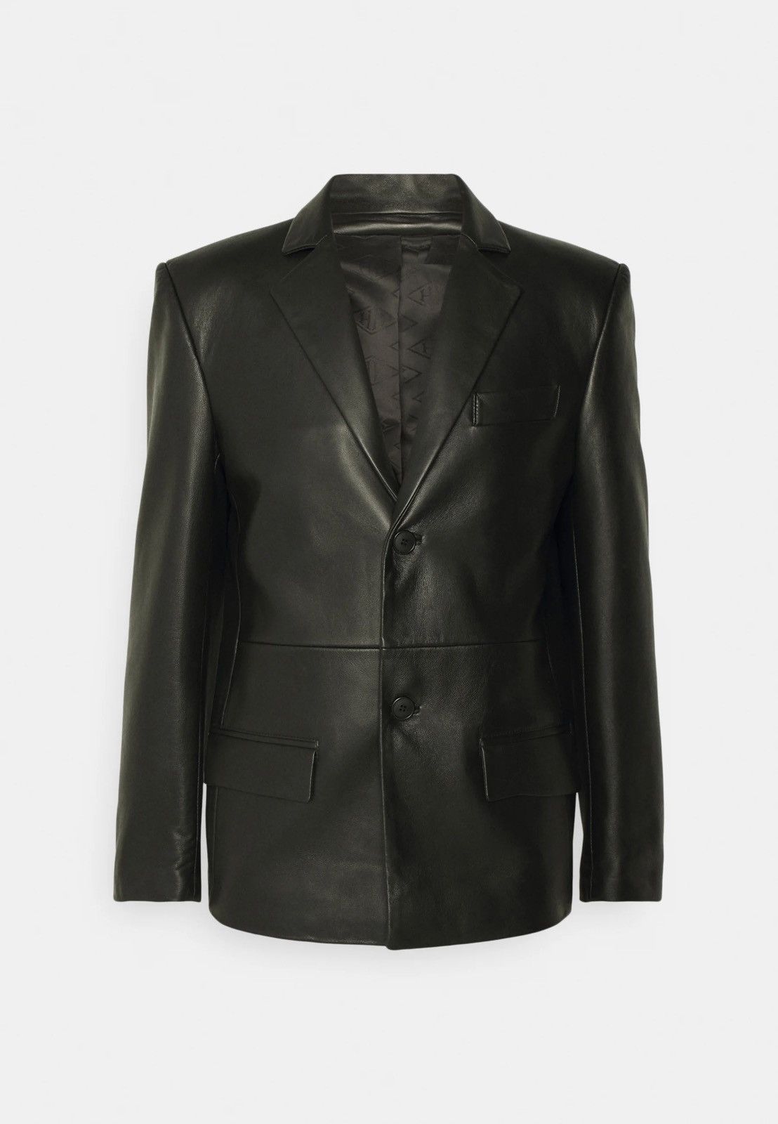 Han Kjobenhavn !DS! FW22 Han Kjobenhavn Black Leather Blazer Jacket Size US M / EU 48-50 / 2 - 2 Thumbnail