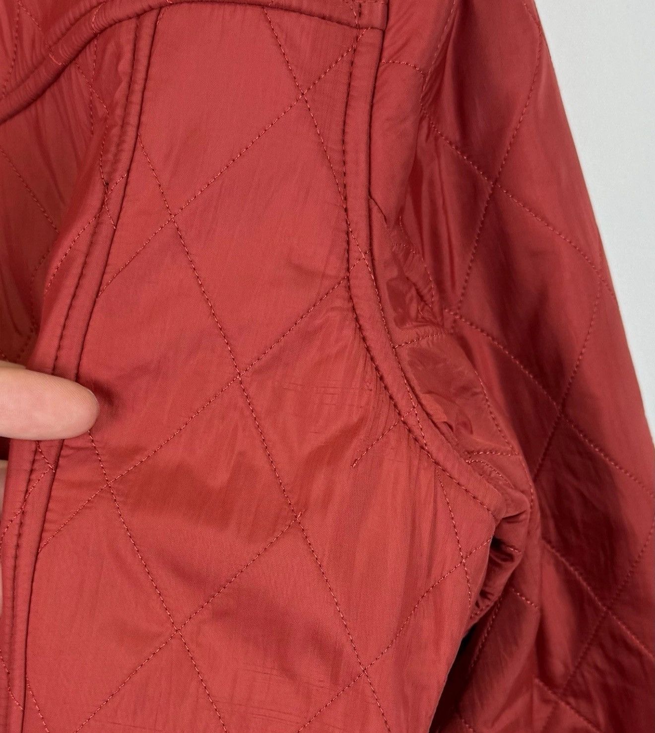 Barbour Barbour International Quilted Full Zip Jacket Women’s Red Size M / US 6-8 / IT 42-44 - 19 Thumbnail