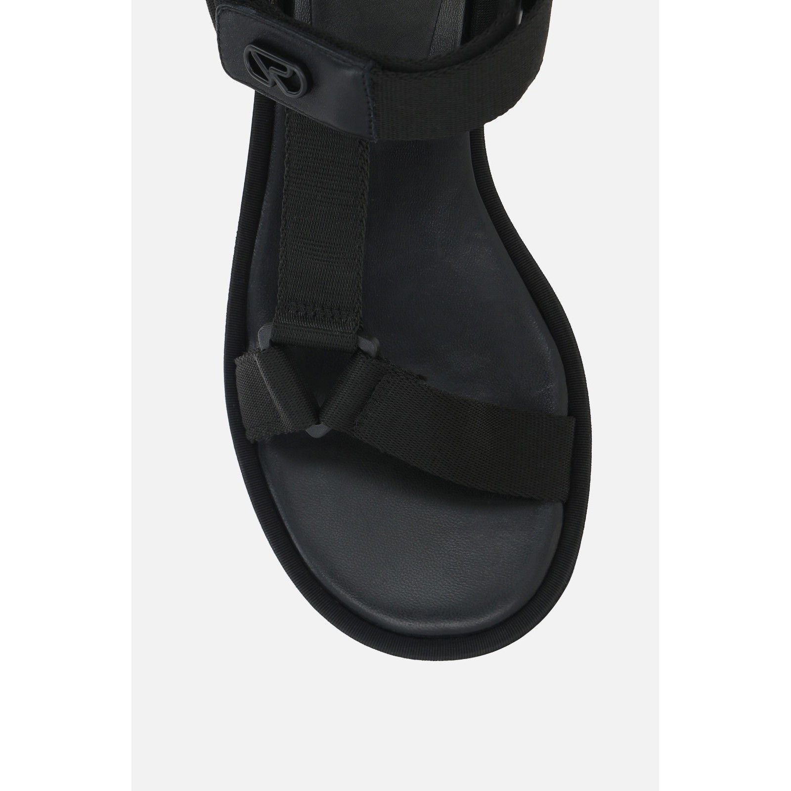 Sergio Rossi SERGIO ROSSI Black Webbing Flat Sandals New And Authentic (W Size US 6 / IT 36 - 4 Thumbnail