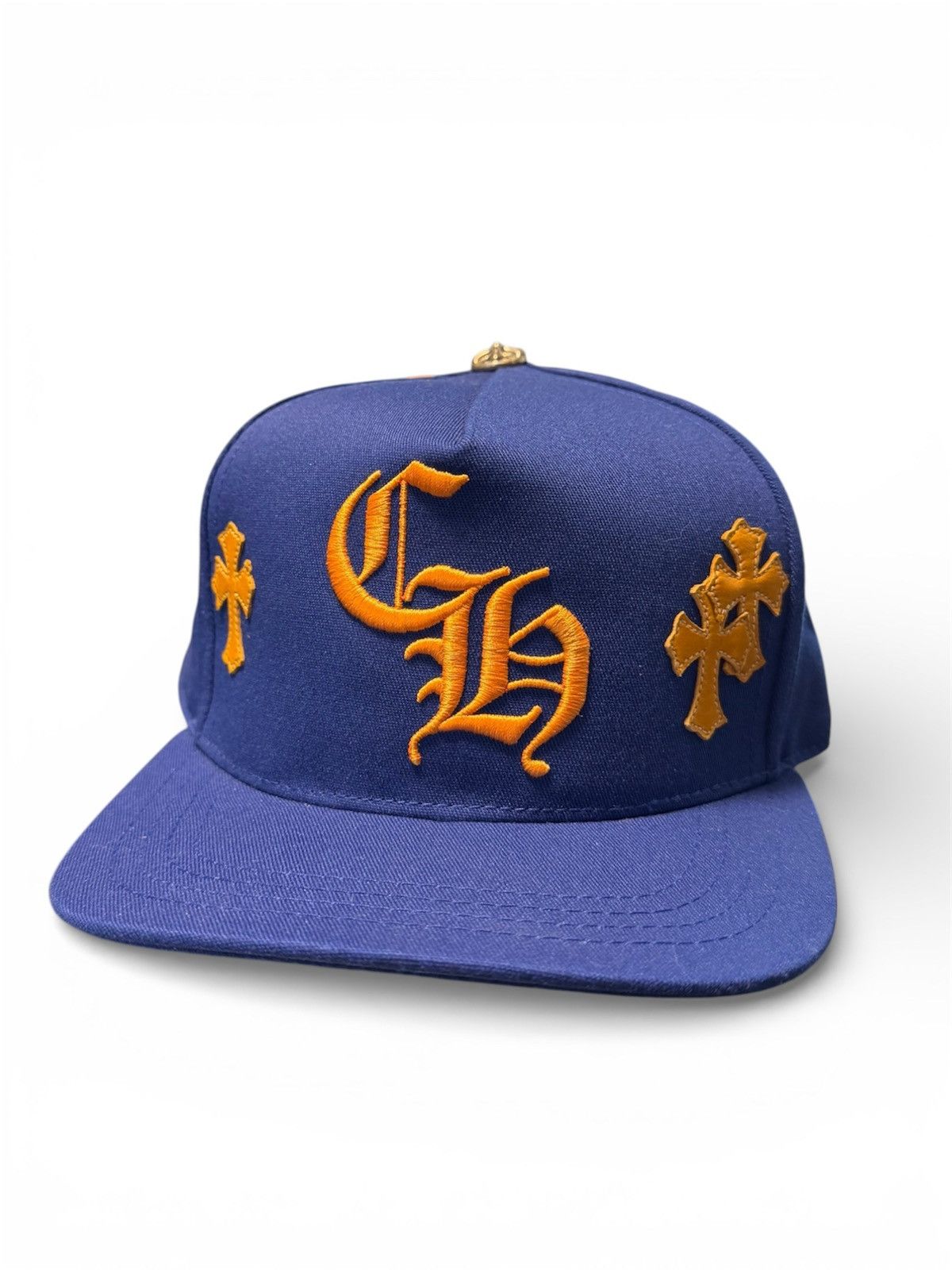 Chrome Hearts Chrome Hearts Blue Orange Cross Trucker Size ONE SIZE - 1 Thumbnail