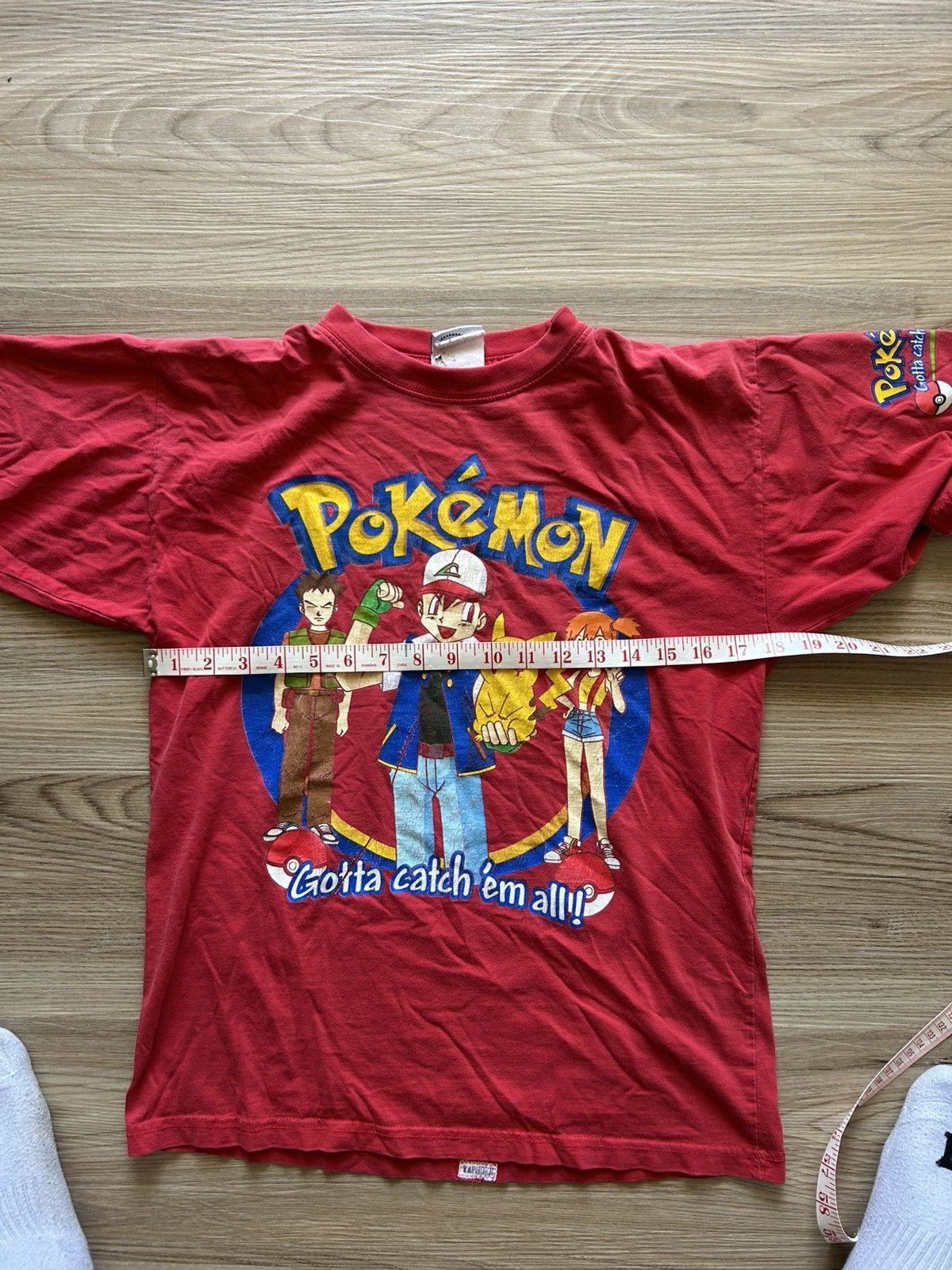 Pokemon Vintage Pokemon Whole Team Cartoon Anime Tee Size US M / EU 48-50 / 2 - 8 Thumbnail