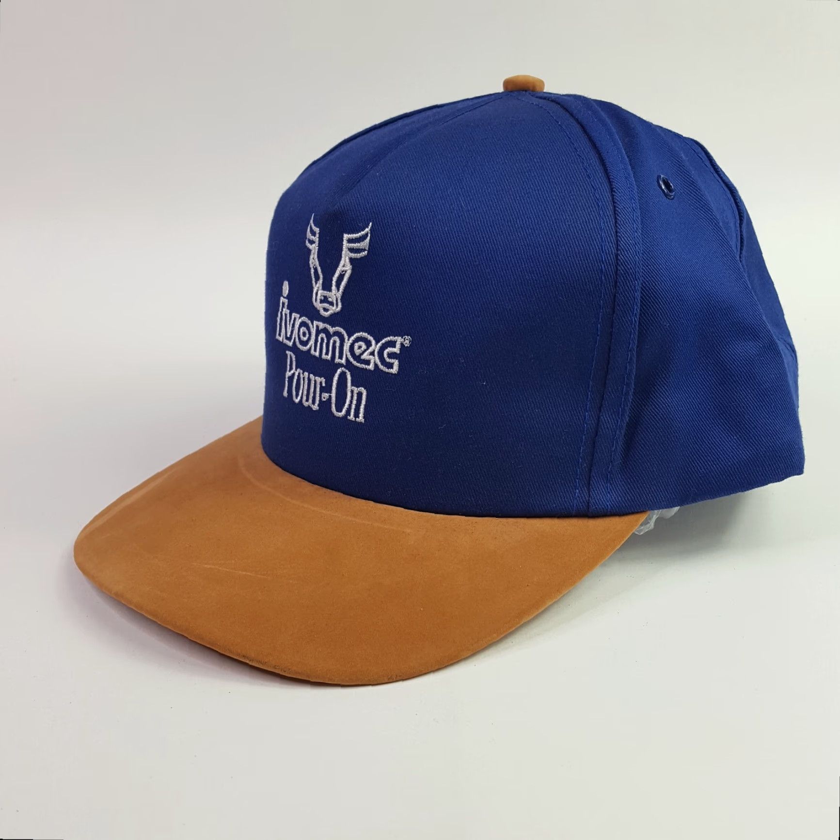 Vintage VINTAGE Farming Farm Medicine Agriculture Trucker Hat Snapback Adjustable Cap OC Men Blue Embroidered 80s 90s Retro Transportation Cowb Cowboy Cap Hat Size ONE SIZE - 4 Thumbnail