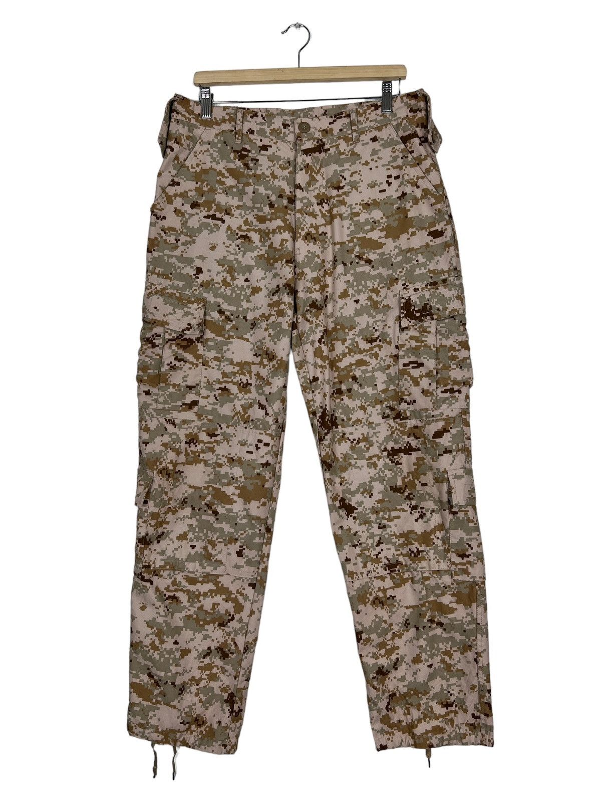 Japanese Brand × Rothco 🔥 VINTAGE DIGITAL WOODLAND CAMO CARGO PANTS Size US 34 / EU 50 - 2 Thumbnail
