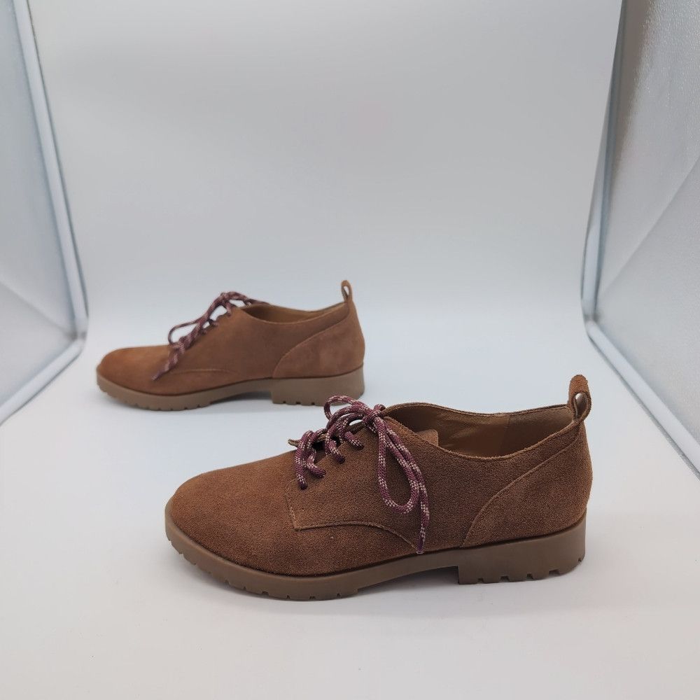 Other Crown Vintage Lowell Women's Brown Suede Shoes Size US 9 / IT 39 - 4 Thumbnail