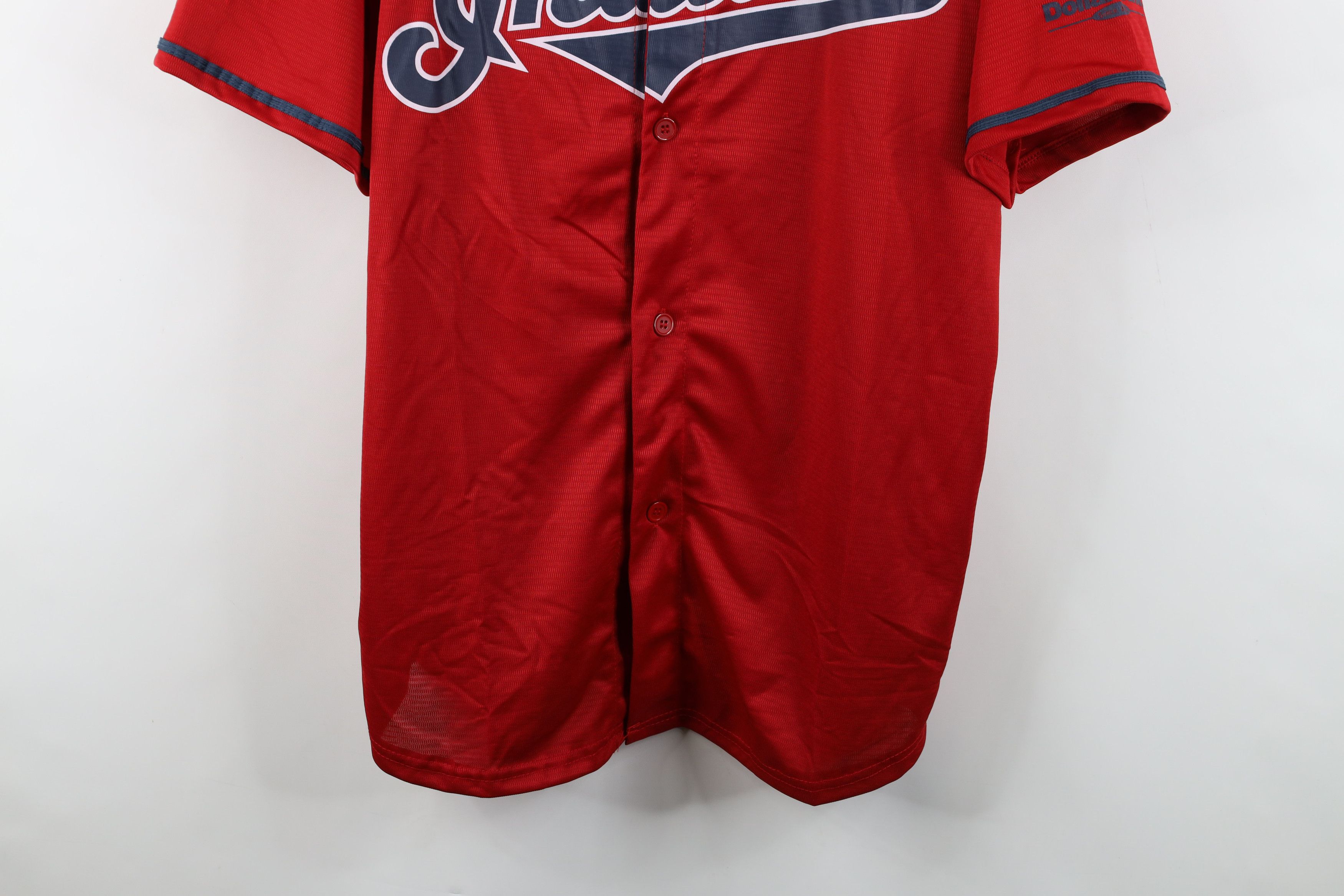 Vintage Vintage Cleveland Indians Baseball Jersey Red Polyester Size US XL / EU 56 / 4 - 3 Thumbnail