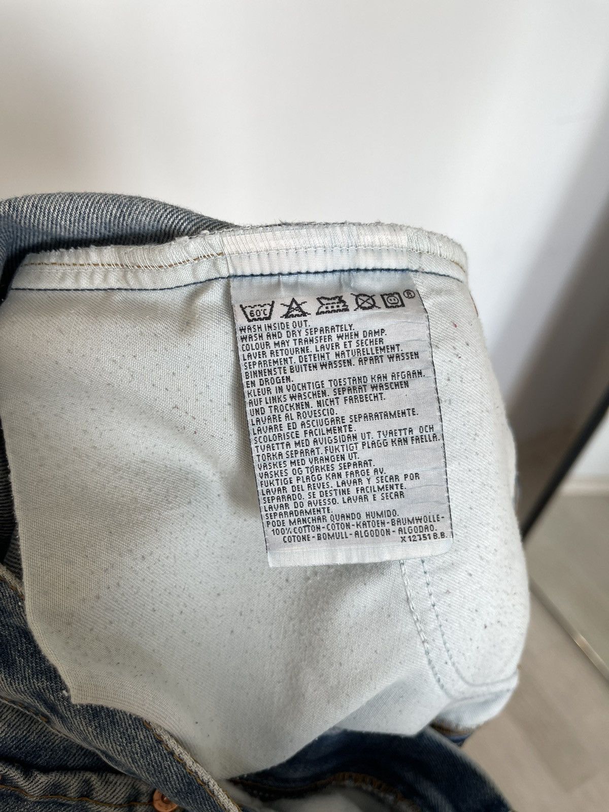 Levi's 90's Levi's 615 Vintage Light Wash Orange Tab Straight Jeans Size US 30 / EU 46 - 17 Thumbnail