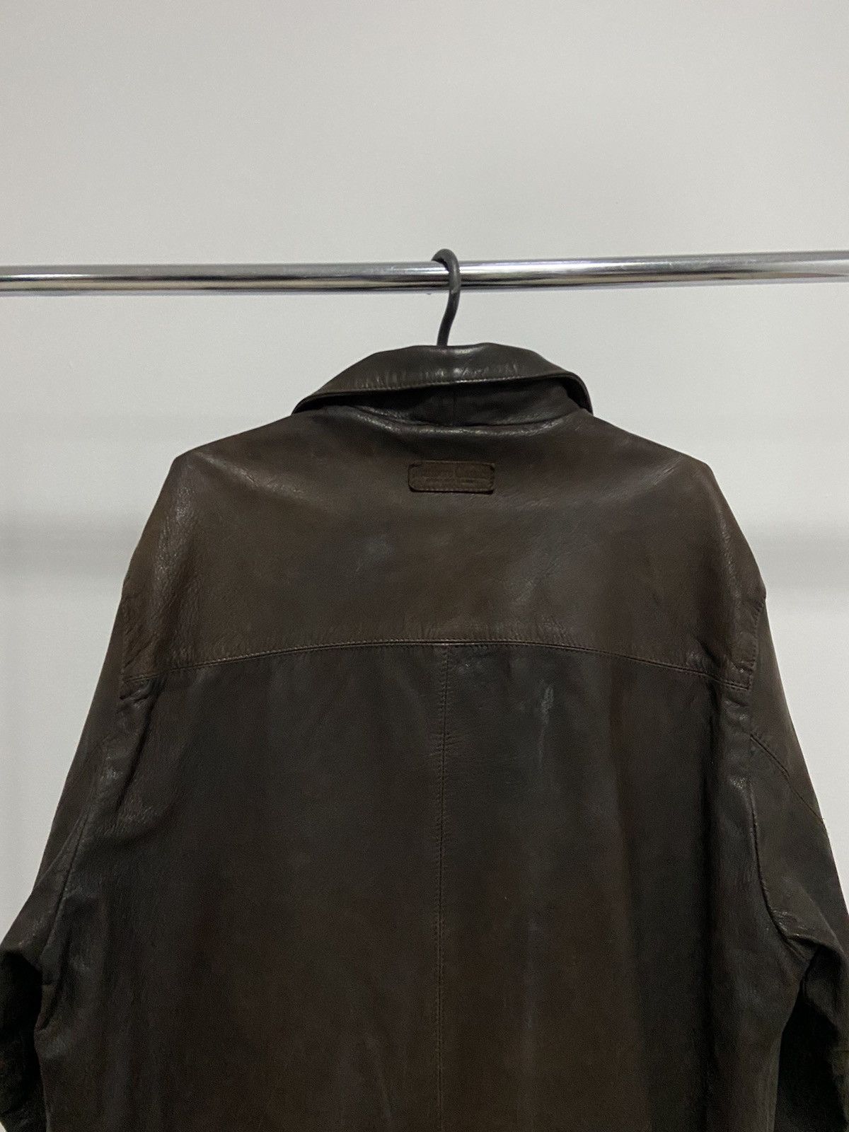 Marlboro × Marlboro Classics × Vintage Marlboro classics leather jacket coat vintage brown Size US XL / EU 56 / 4 - 4 Thumbnail