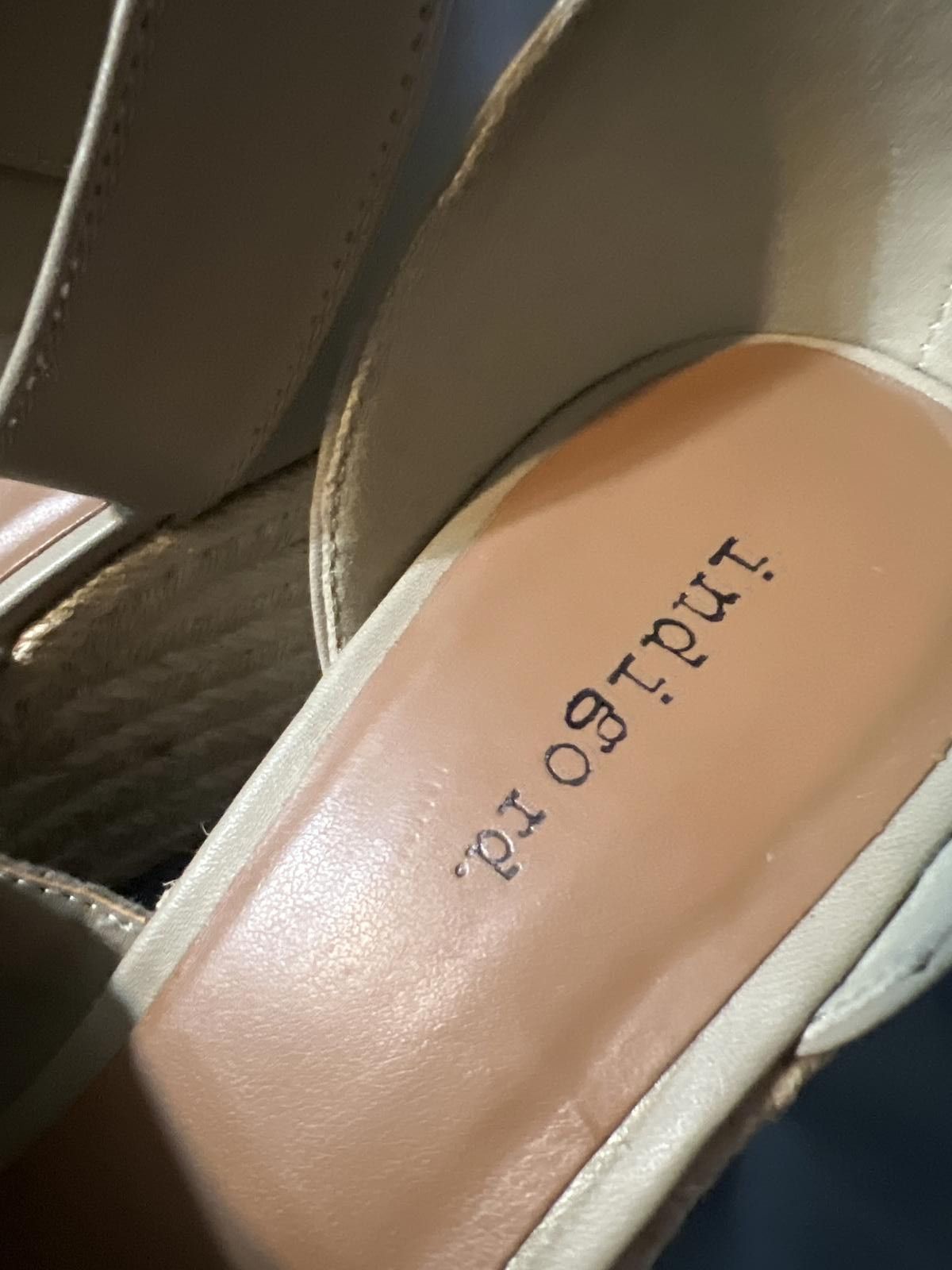 Other Indigo Rd. Beige Espadrille Wedge Sandals with Ankle Strap 9 Size US 9 / IT 39 - 7 Thumbnail