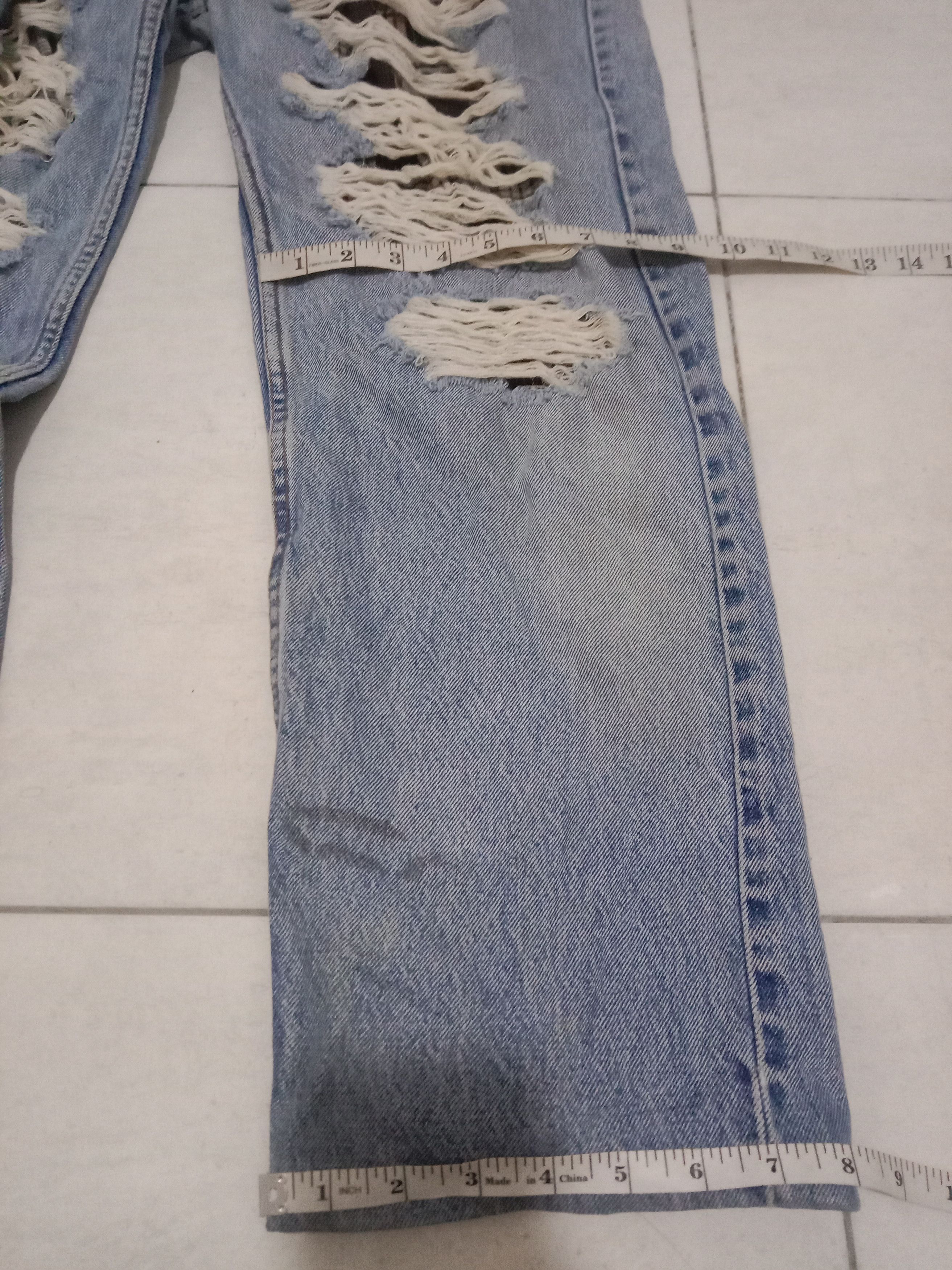 Hysteric Glamour Rare Distressed Denim vintage Levis Size US 34 / EU 50 - 9 Thumbnail