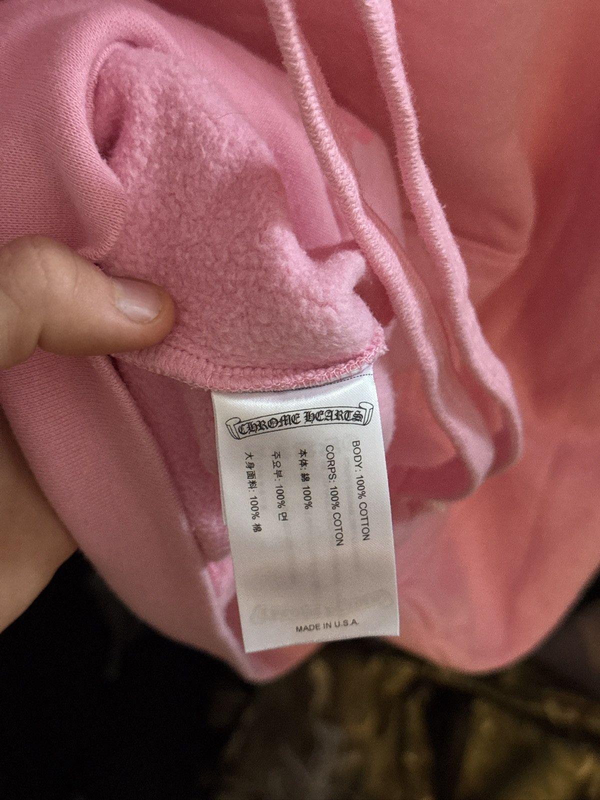 Chrome Hearts Chrome hearts script logo pink hoodie Size US S / EU 44-46 / 1 - 5 Thumbnail
