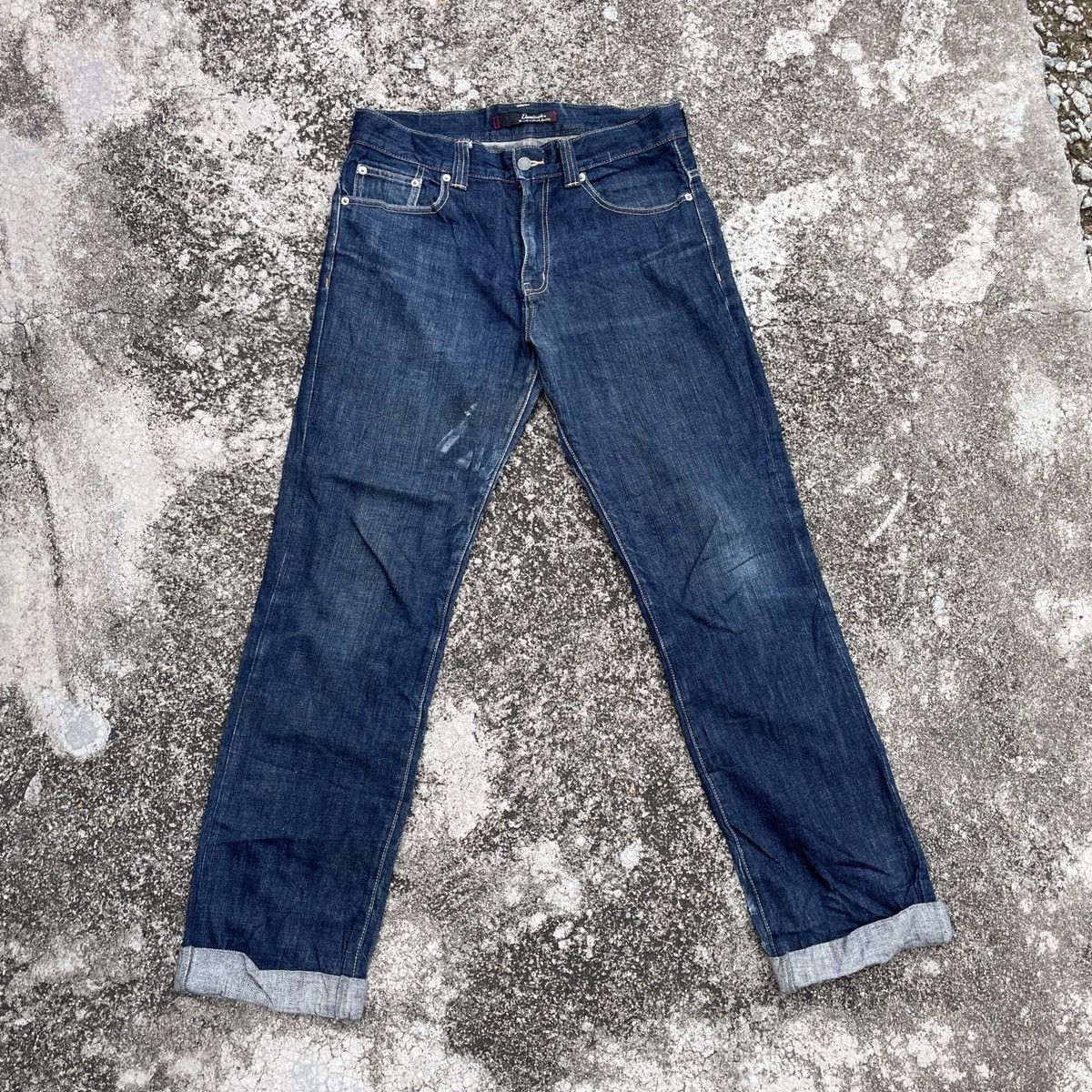Japanese Brand Vintage Dominate Handcrafted Buckle Denim Size US 34 / EU 50 - 1 Thumbnail