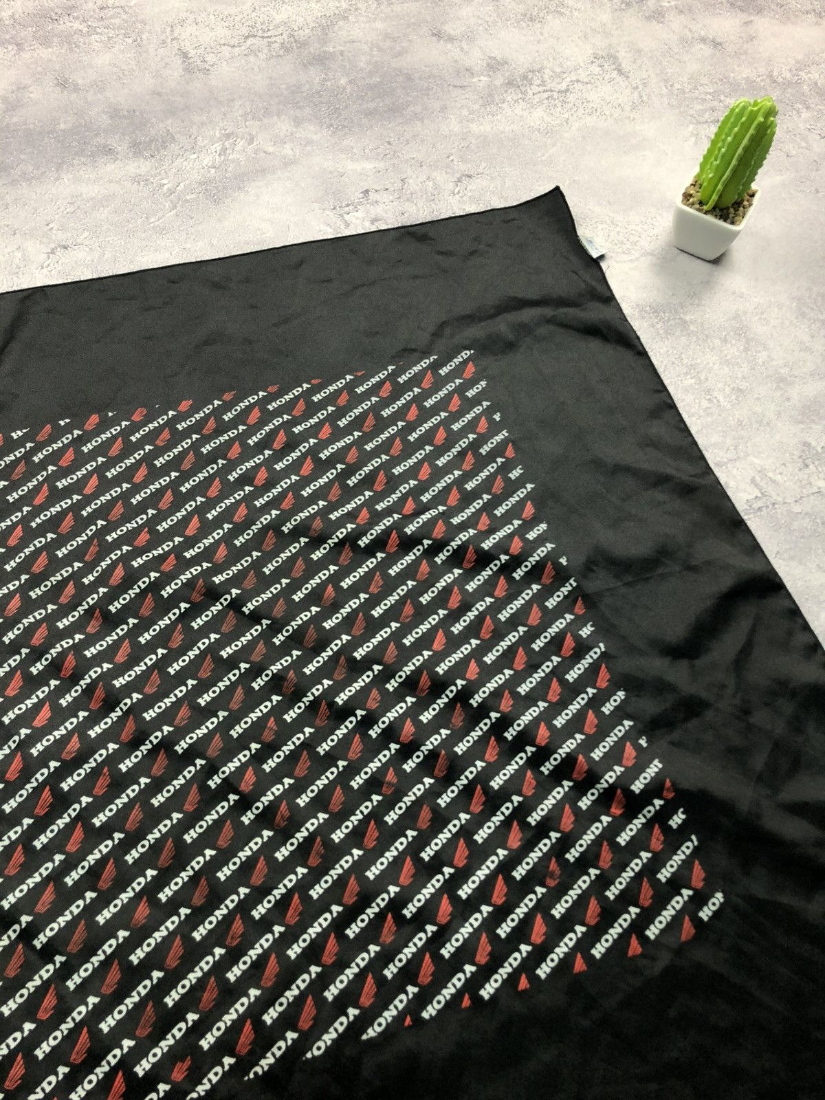 Honda HONDA Monogram Black Polyester Moto Streetwear Hype Scarf Size ONE SIZE - 4 Thumbnail