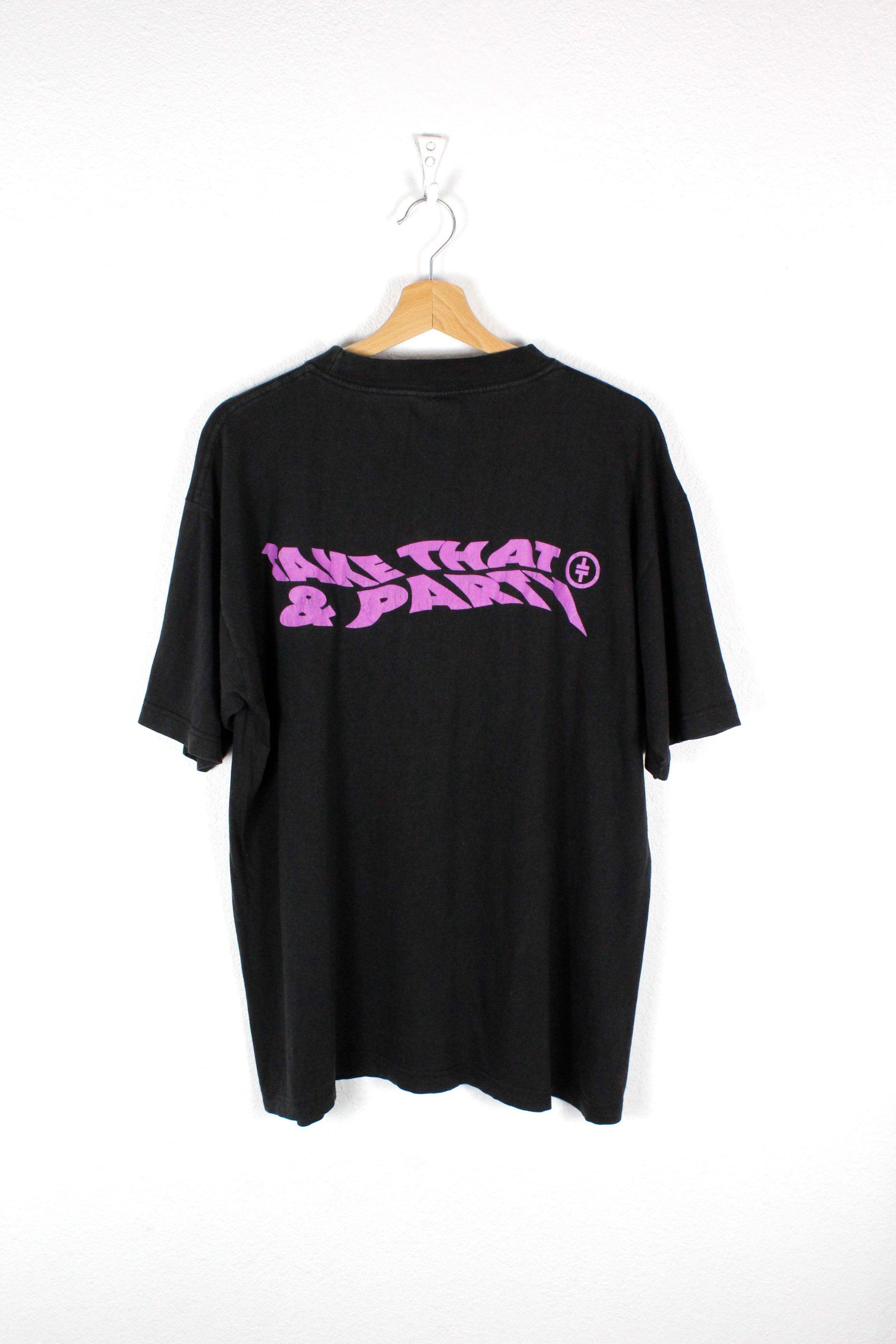 Band Tees × Vintage Vintage Take That & Party Band Graphic Tee T-shirt 90s Size US L / EU 52-54 / 3 - 6 Thumbnail
