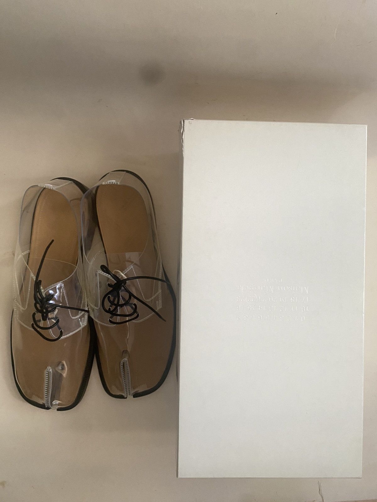 Maison Margiela 🌈-90% Maison Margiela transparent tabi IT44 Size US 11 / EU 44 - 9 Thumbnail