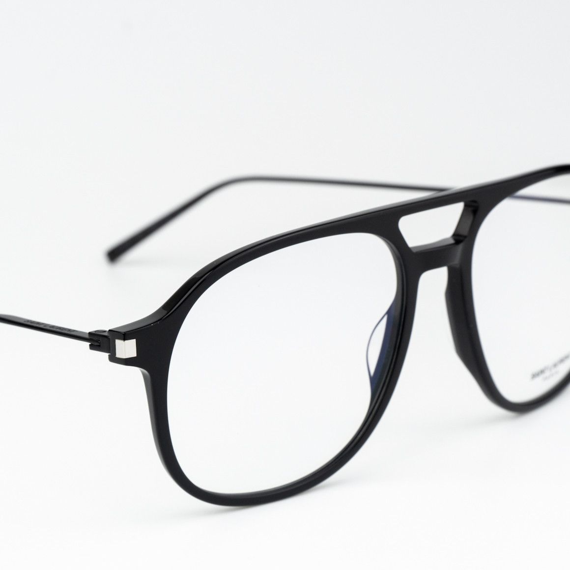 Saint Laurent Paris NEW Saint Laurent SL626 001 Black Aviator Unisex Eyeglasses Size ONE SIZE - 5 Thumbnail