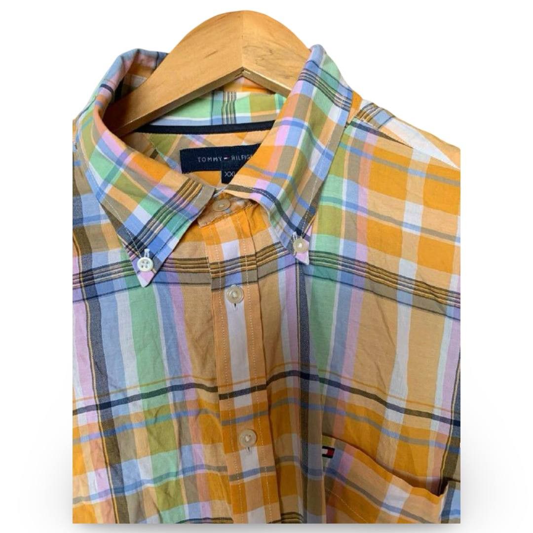 Tommy Hilfiger Tommy Hilfiger plaid shirt #507 Size US XXL / EU 58 / 5 - 2 Thumbnail