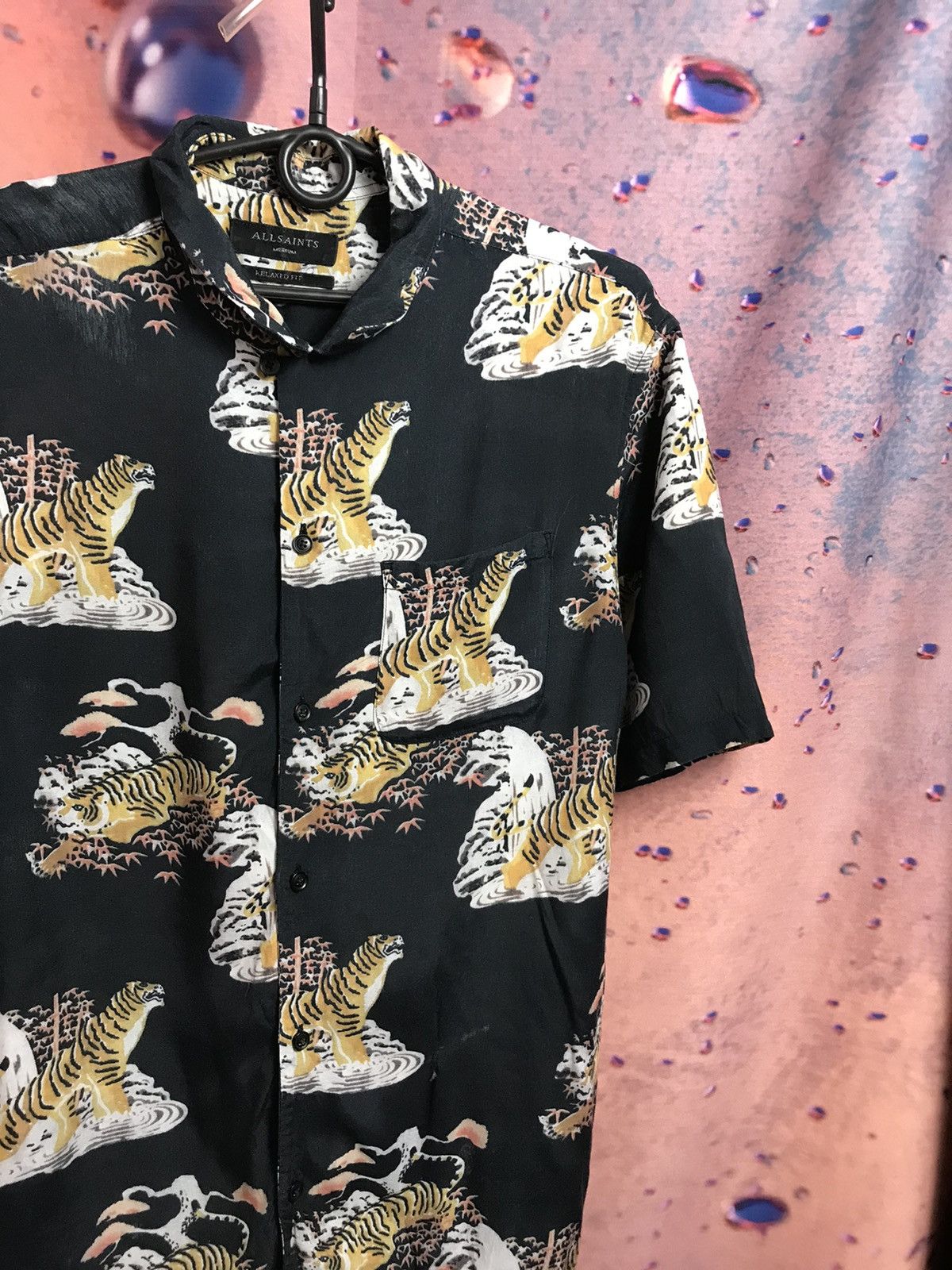 Vintage Allsaints multicolor Hawaiian shirt