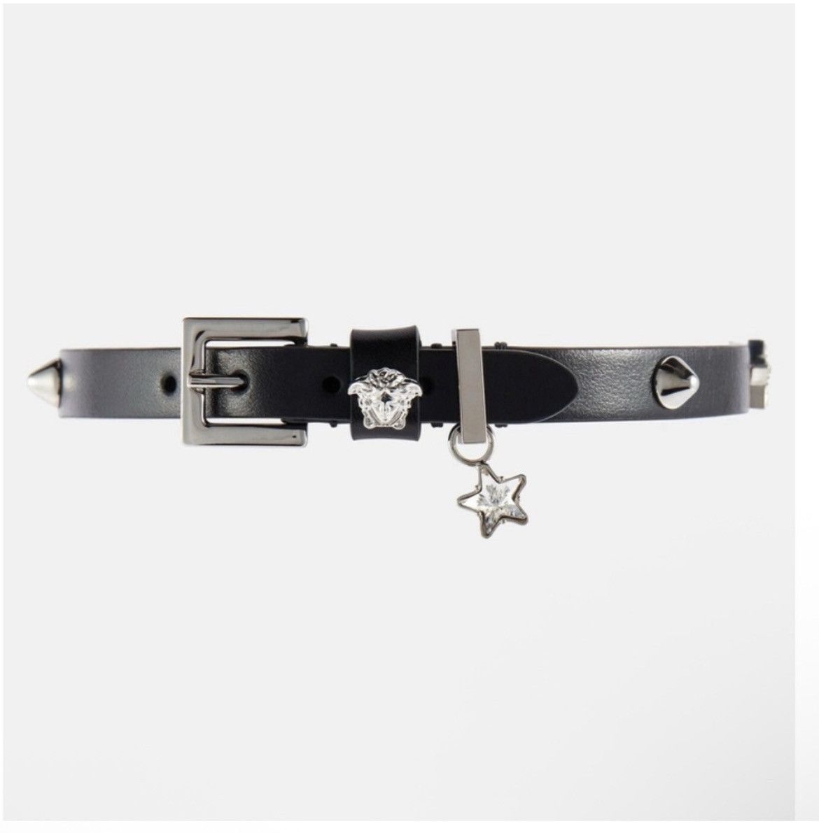 Versace Authentic Versace NWT Medusa Crystal Star Black Stud Choker Size ONE SIZE - 8 Thumbnail