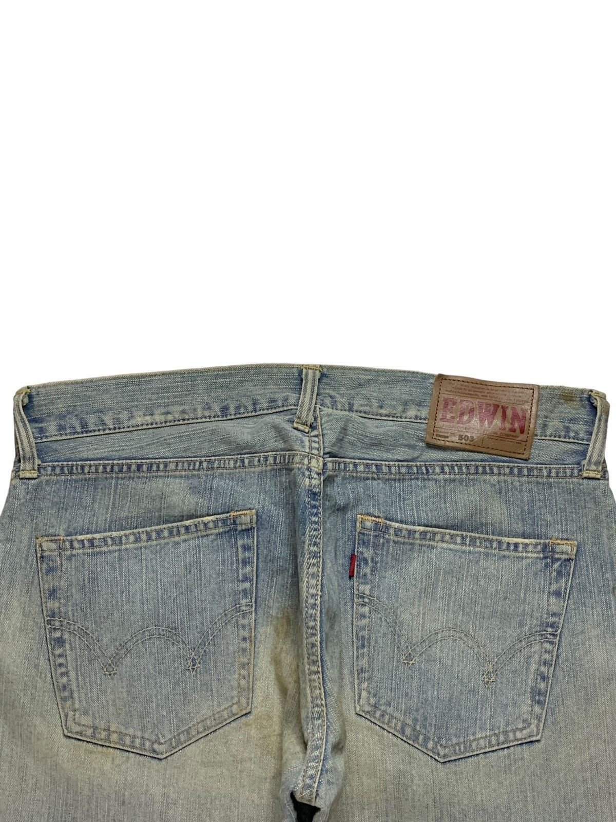 Edwin × Japanese Brand SALES🔥Vintage Japan Edwin Mud Wash Baggy Jean Shorts Jorts Size US 35 - 8 Thumbnail