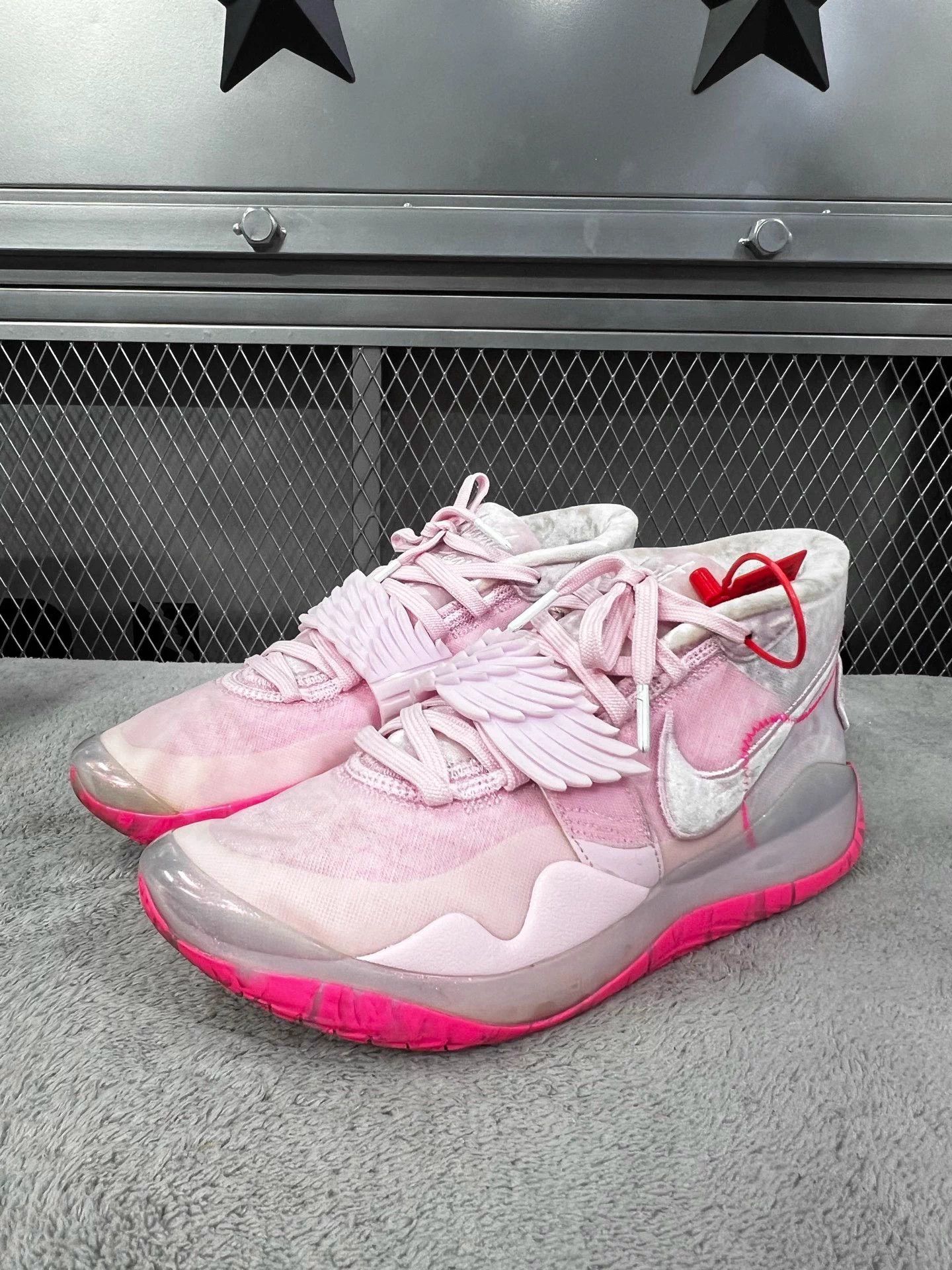 Nike Nike KD 12 What The Aunt Pearl Breast Cancer Candy Pink Size US 9.5 / EU 42-43 - 1 Thumbnail