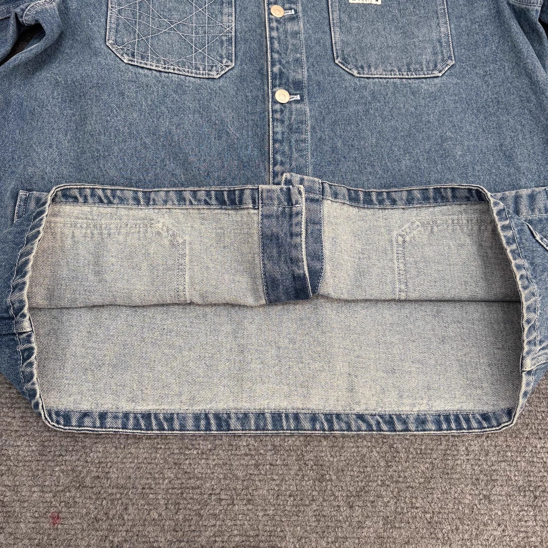 Dior Dior Logo Denim Shirt 56 Unworn Size US XL / EU 56 / 4 - 5 Thumbnail