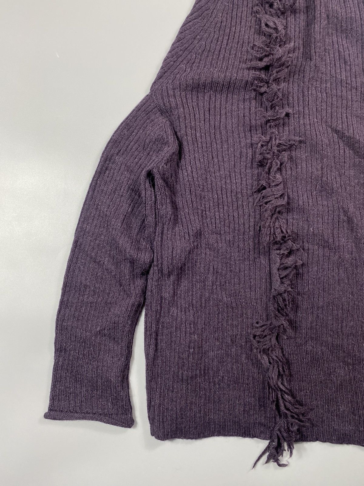 Yohji Yamamoto Archive! A/W 2010 Y’s- Asymmetrical Mohawk Knit Sweater Size US L / EU 52-54 / 3 - 13 Thumbnail