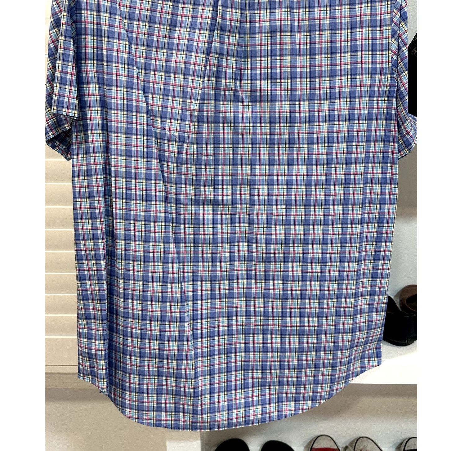 Ralph Lauren Ralph Lauren VTG Blue Multi Plaid Button Down Cotton Shirt L Size US L / EU 52-54 / 3 - 6 Thumbnail