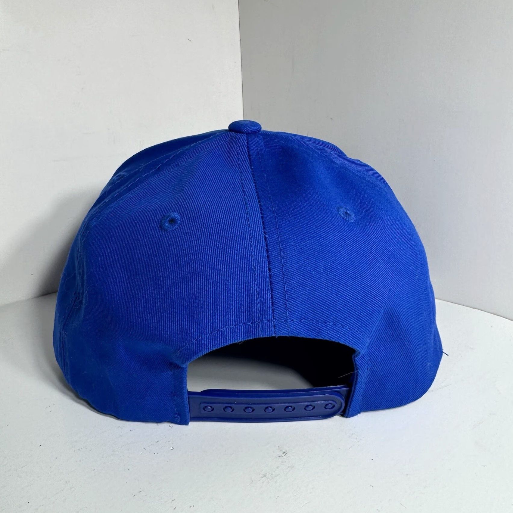New Era Dizzy Wright Hat Adjustable Blue White Embroidered Logo New Era Snapback Unisex Adults Canvas Cotton Rap Logo Cap Size ONE SIZE - 7 Thumbnail