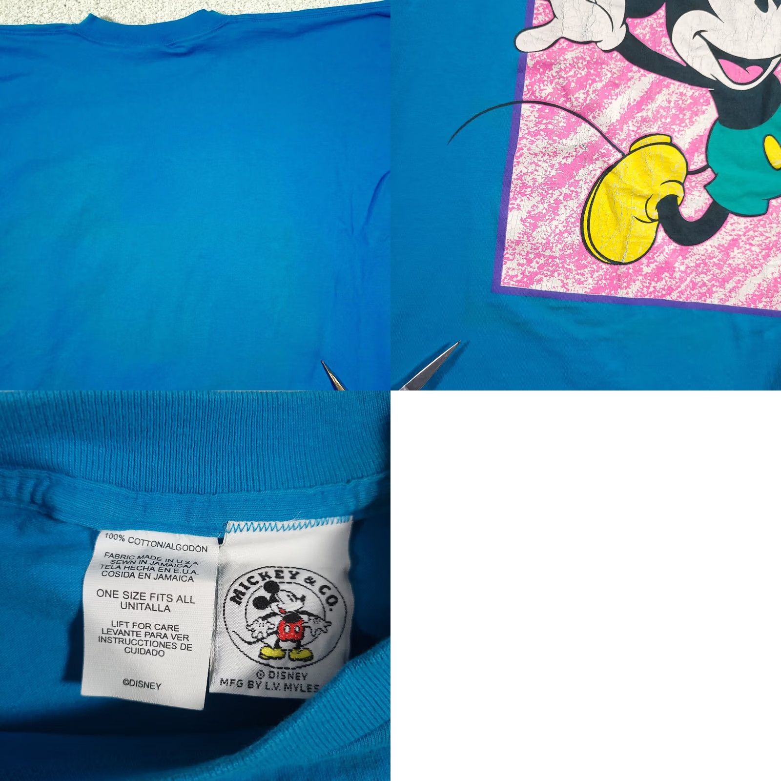 Mickey & Co. VINTAGE Mickey Minnie Mouse Disney Mickey and Co T-shirt 90s Vtg Adult One Size Fits All Size US M / EU 48-50 / 2 - 9 Thumbnail