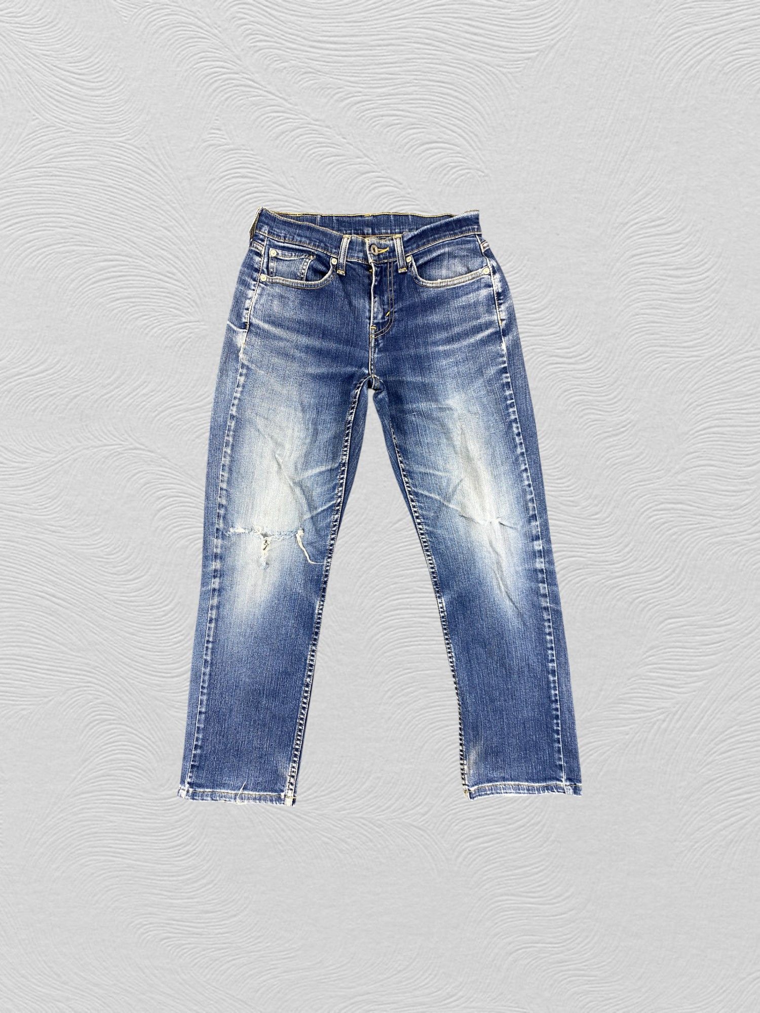 Levi's Faded Blue Vintage Levi's 514 Jeans 29x26.5 Denim- JN3338 Size US 29 - 1 Thumbnail