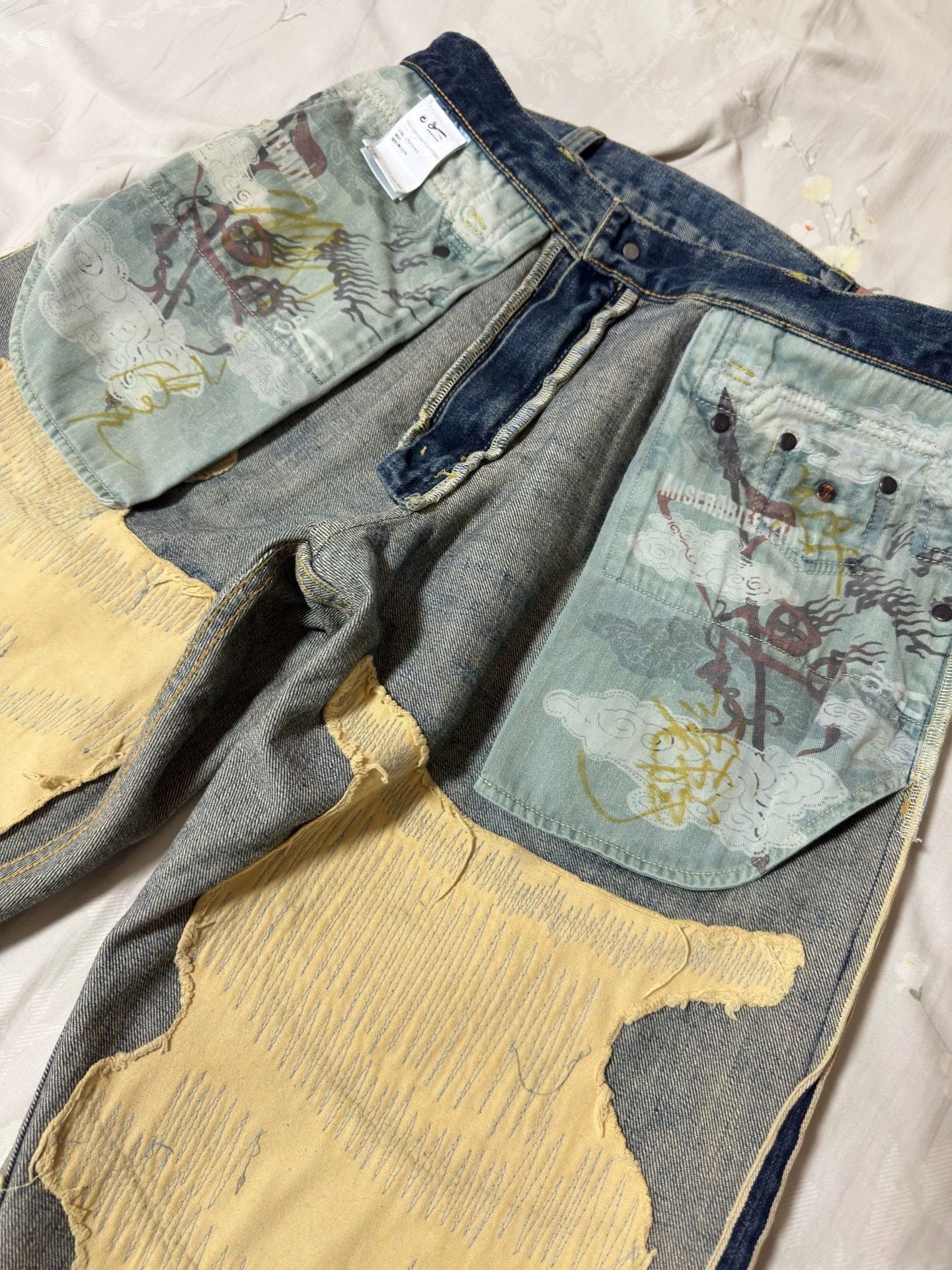 DENHAM Denham 24ss Nikuou Japan Blue Relaxed Wash Jeans S Size US 30 / EU 46 - 8 Thumbnail