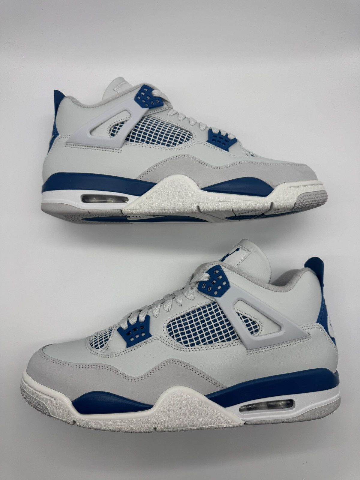 Nike Nike Air Jordan 4 Retro Military Industrial Blue 2024 Size US 13 / EU 46 - 2 Thumbnail