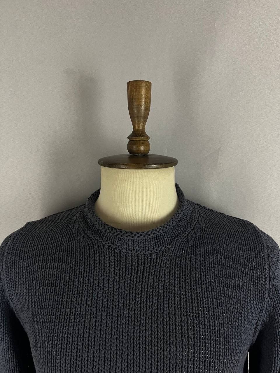 Stone Island Stone Island Sweater Navy Vintage Rare Size US L / EU 52-54 / 3 - 3 Thumbnail