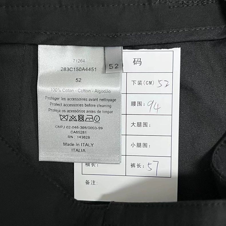 Dior Dior Black satin functional buckle workwear shorts Size US 36 / EU 52 - 4 Thumbnail